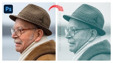 Halftone Pattern on Images | Halftone Effect | Photoshop Tutorial