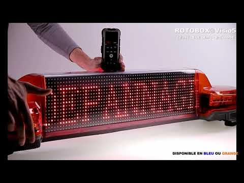 Gyrophare de moto sur mat télescopique à led rouge MOTOCOP®V1-P