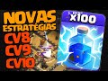 NOVAS MELHORES FORMAS DE USAR O RAIO NO CV8, CV9 e CV10 CLASH OF CLANS