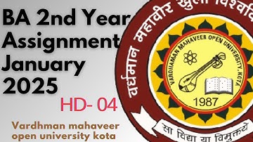Vmou ba 2nd year assignment 2025 (HD- 4)