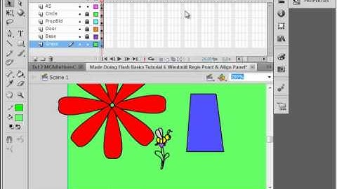 Flash Basics Tutorial 7 Windmill With More Animation