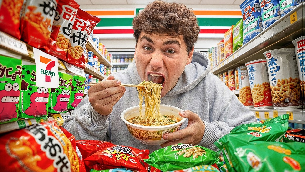 Sobreviví 24h Comiendo en Supermercados Japoneses