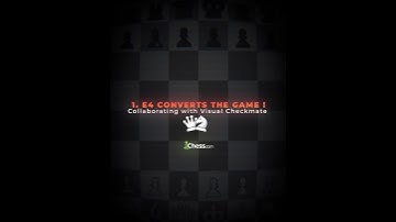 • The best 1.e4 follow-up • Collaboration with @visual_checkmate #shorts #chess #marvelian_chess