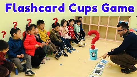 336 - ESL Flashcards Cups Game | Presenting Difficult Words