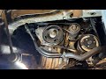 VW Golf 2010 water pump and multi ribbed/v-belt alternator belt removal and replacement