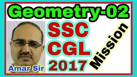 Geometry-02: SSC/Railway Special: Shortcut Tricks: By Amar Sir: Bank PO/Clerk/SSC CGL/Railway