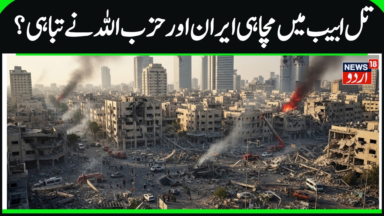 Tel Aviv Hit by Heavy Missile Barrage | Iran Expands Retaliation |emergency teams responds| N18G