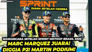 Post-Sprint Interview for the 2026 Brazilian MotoGP! Marc Marquez Wins! Ducati Returns!