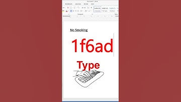 How To Make No Smoking Symbol In Microsoft Word