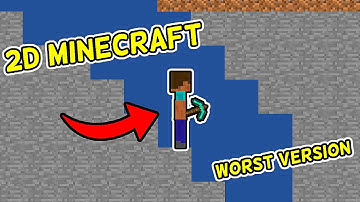 I Made Minecraft But 2D (also dumb)