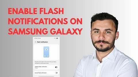 How To Enable Flash Notification On Samsung Galaxy A36 (Quick and easy)
