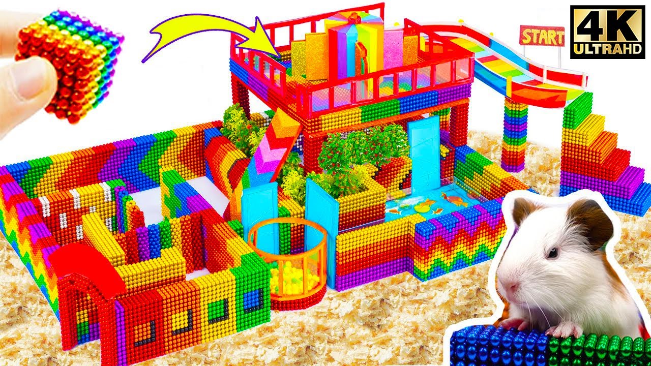 DIY How To Make Hamster Maze From Magnetic Balls in 5 Ways (Satisfying ...
