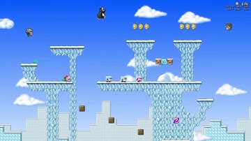 SuperTux v0.6.1 IL A path in the clouds (big Tux) 00:44.98