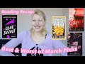 Reading wrapup highlights  reviews for march
