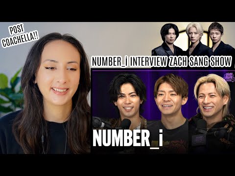 Number_i Zach Sang Show Interview REACTION | GOAT, J-POP, Coachella (ENG/JPN SUBS)