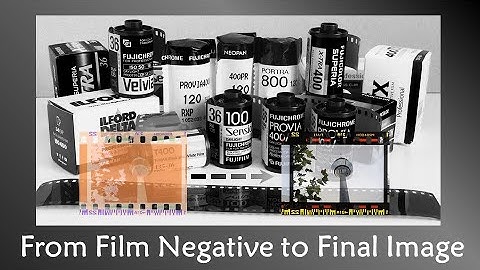 From Film Negative to Final Photograph