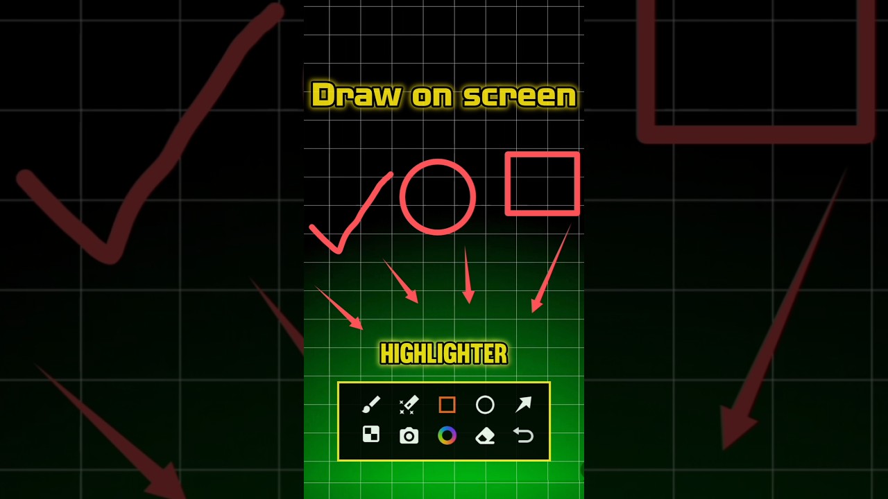 How To Draw On Your Screen | How To Write on Screen | Screen highlighter