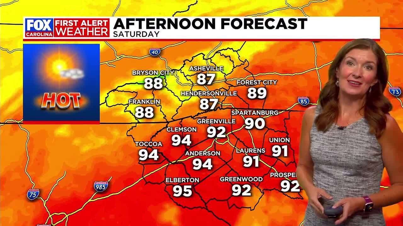 Hot and mostly dry weekend - YouTube