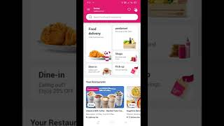How to change pin location with Food Panda