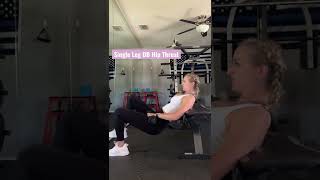 Single Leg Dumbbell Hip Thrust Prenatal Pregnancy Workouts