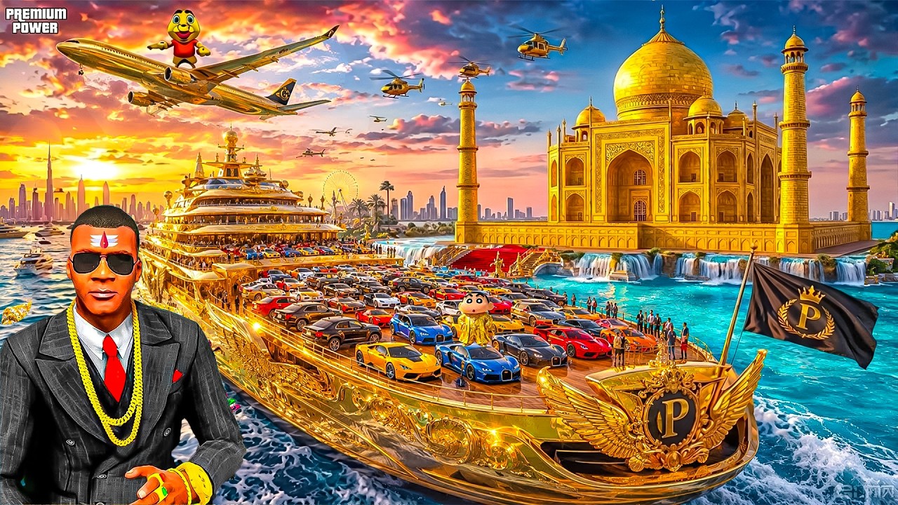 FRANKLIN'S Become BILLIONAIRE!!! Diamond & Gold Life in GTA 5 | GTA 5 Telugu Gameplay