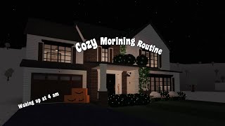 Bloxburg morning routine