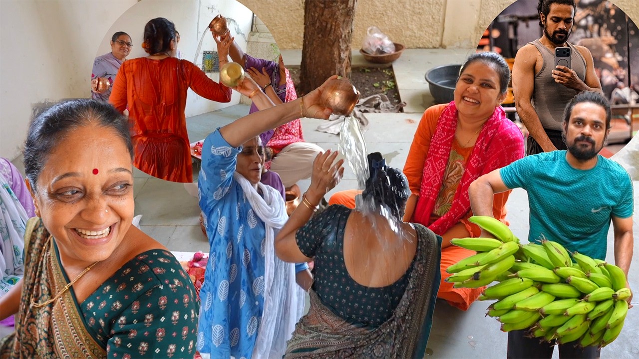 aaj sabhi ladies ne ghar par holi kheli aur finally jaydeep ki body ban gayi !