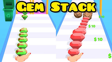 ✅Gem Stack. All Levels TOP Gameplay iOS Android Mobile Games Walkthrough New Update Max Level