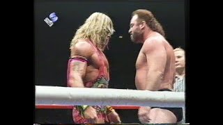 WWS 1993 Ultimate Warrior Vs  Hercules (VERY RARE MATCH) RIP