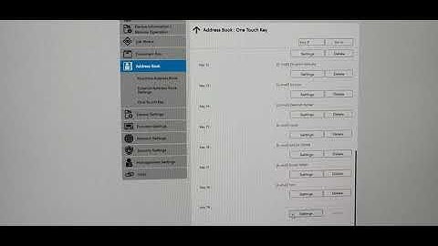 Adding user/email into Kyocera Taskalfa 6054ci, 3554ci Machine Address Book for Scanning into Email