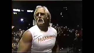 Bob Backlund w/Hulk Hogan vs. the Iron Sheik 3-31-1984
