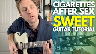 Sweet by Cigarettes After Sex Guitar Tutorial - Guitar Lessons with Stuart!