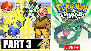 Pokemon Emerald Walkthrough Part 3 NUZLOCKE - Gym Leader Wattson