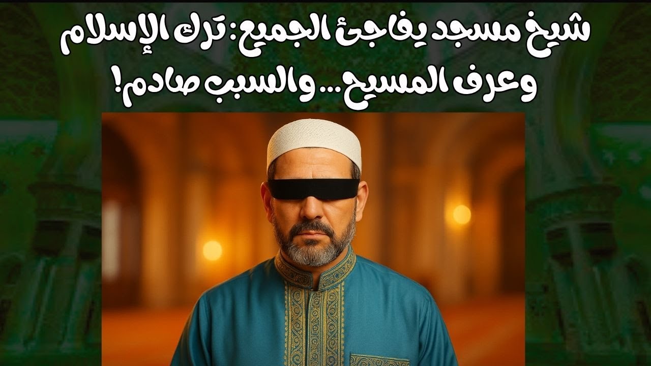 شيخ مسجد يفاجئ الجميع: ترك الإسلام وعرف المسيح ... والسبب صادم!