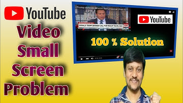 YouTube Small Screen Problem 100 % Fix #androidtv #tv