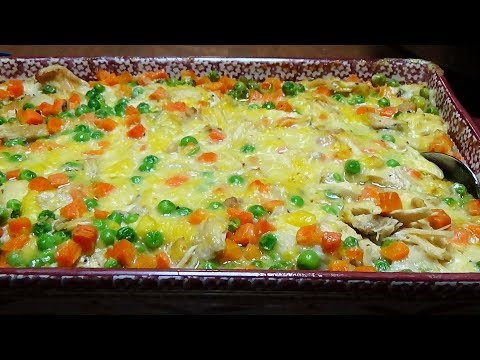 Recipe for Delicious Chicken and Dumpling Casserole --- Best Casserole Ever