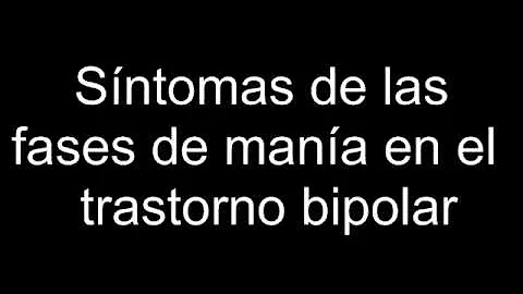 ¿Cuánto puede durar una fase maníaca?