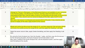 Excel 1G Regional Sales Walkabout with Professor Blowers