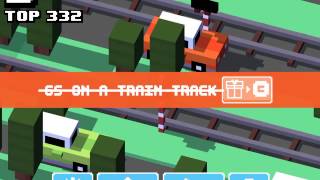 CROSSY ROAD- 65 On A Train Track screenshot 5