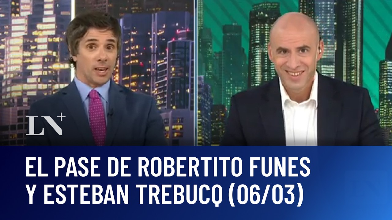 Messi con Trump, juntos en la Casa Blanca: el pase de Robertito Funes y Esteban Trebucq (06/03)
