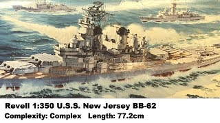 Large Scale! Revell 1:350 U.S.S. New Jersey BB-62 Kit Review