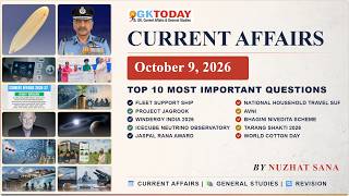 GKToday Current Affairs 🎯 09 October, 2026 screenshot 2