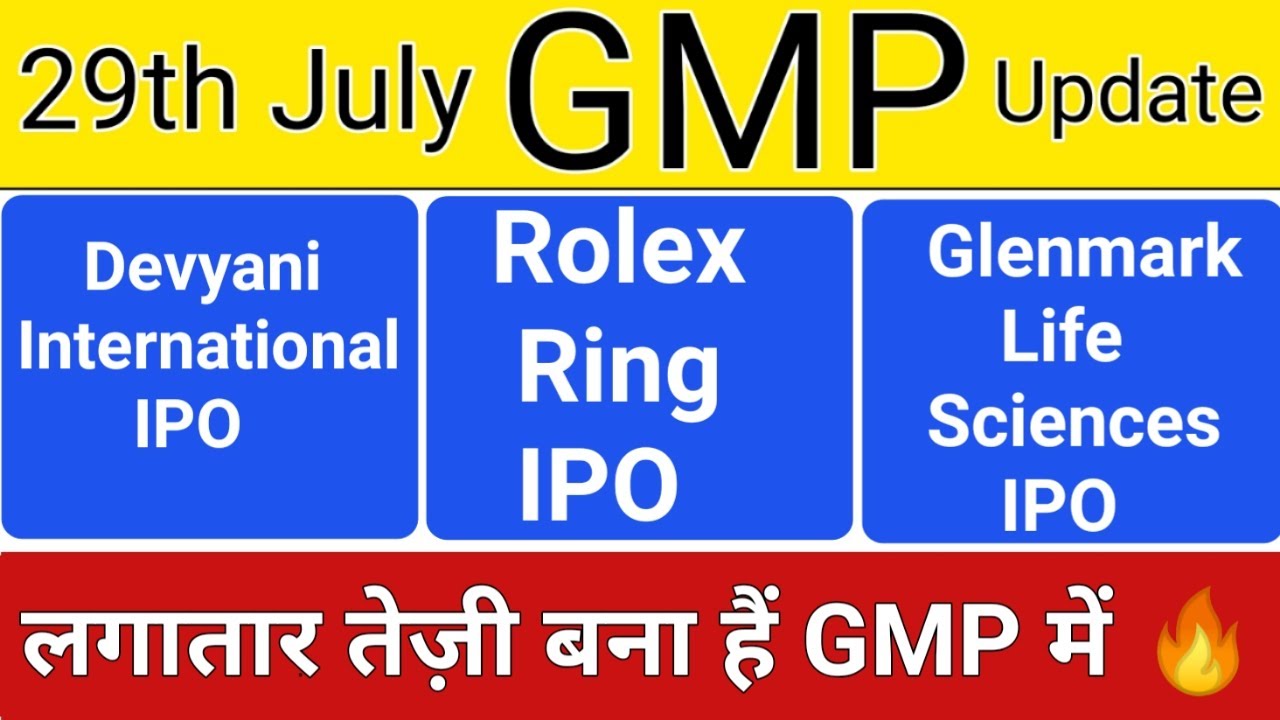 GLENMARK LIFE SCIENCES IPO • ROLEX RINGS IPO GMP • CARTRAD TECH IPO •  NUVOCO IPO • UPCOMING IPO 2021 - YouTube