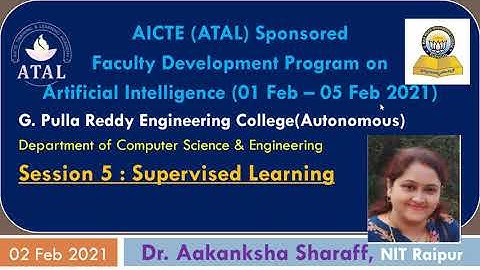 Day 2 Session 5 (ATAL GPREC FDP AI Feb2021)