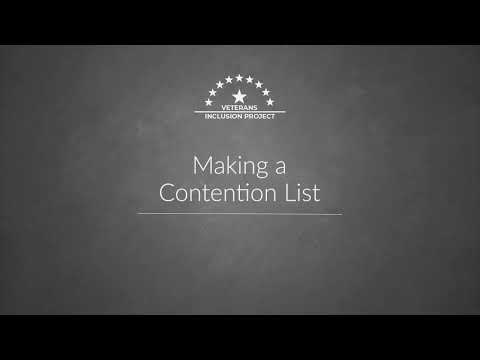 DU Training Making Contentions List