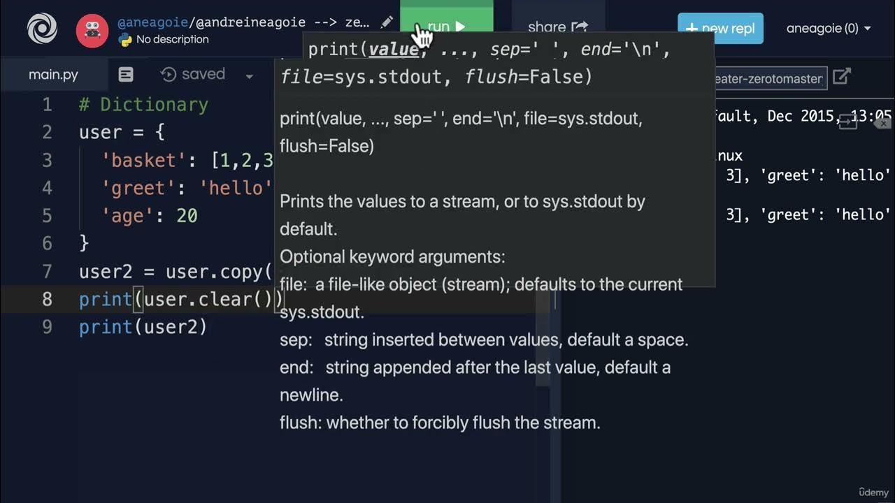 176 Dictionary in Python: Part 2 - Advanced Techniques for Efficient ...