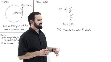 Uniform Circular Motion Example 1