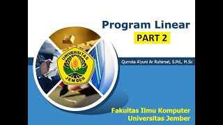 Riset Operasi - Program Linear (2)