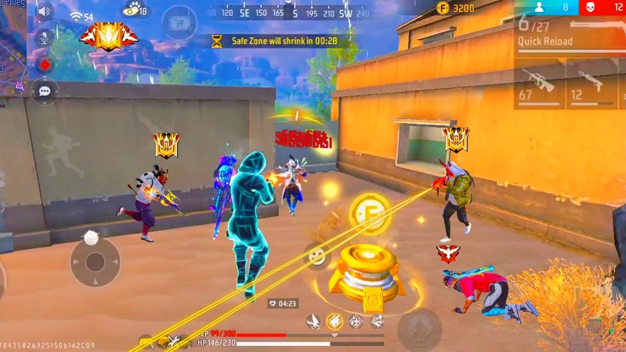 Grandmaster Hard Lobby 😱 Solo vs Squad 💪 HandCam Gameplay 🎯 Full Watch ...