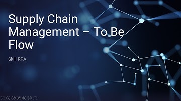 PO Tracking (Supply Chain Management) - PDD (Process Definition Document) To Be Flow